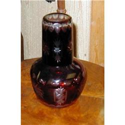 Lovely Czech Water Pitcher with Glass on top #2037753