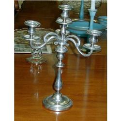 Lovely Silver Candlelabra Candlestick #2037754