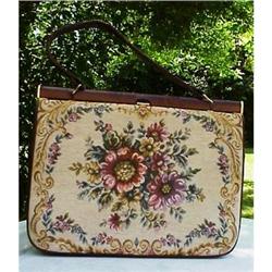 VINTAGE LADIES TAPESTRY PURSE - BAG #2047873