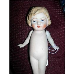 7" Molded Bisque Japan Made #615 Doll #2048317