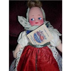 13" Mollye Carmela of Italy Cloth Molded Face #2048319