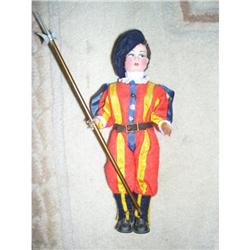9" pressed cloth face Vatican Guard #2048328
