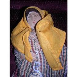 8" 1937 Italian Cloth Doll handmade  #2048369