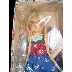 9" Biatz Made in Austria Tirol Doll MIB #2048370