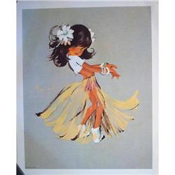 Big Eyed Sport and Recreation Children-Vintage #2048380