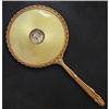 Image 1 : APOLLO Guilloche Enamel, Brass Hand Mirror #2048602