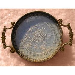 Gilded Brass and Lace Perfume Tray #2048703