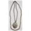 Trifari Silvertone Pendant Double Strand Chain #2048723