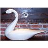 Image 1 : Hand Carved Painted Indonesia Garden Swan #2048765