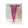 Image 1 : Cranberry Trumpet Vase Victorian #2048781
