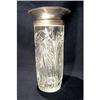 Image 1 : Pewter and Crystal Flower Vase #2048891