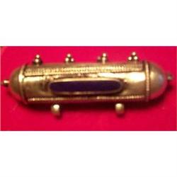 Afghan sterling silver pendant with lapis #2048947