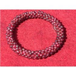 Red garnets bracelet #2048958