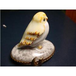 Authentic Owl hand painted Limoges box trinket #2048977