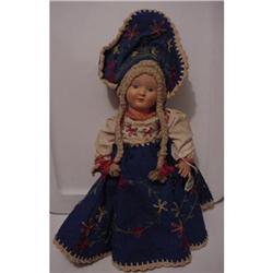 Doll MAXI 14" Celluloid Foreign Doll  1950s #2049064