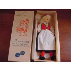 Doll Felt Cloth Petterssen Ronnaug Norwegian #2049084