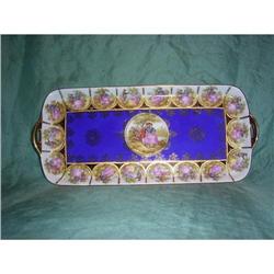 Karlsbader Wertarbeit porcelain serving tray #2049095