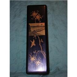 Laquer ware box with photographic image in the#2049098