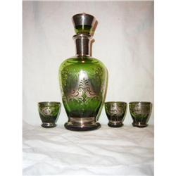 Decanter decorated with sterling silver #2049113