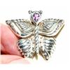 Image 1 : Judith Ripka Sterling Amethyst Butterfly  Pin #2049174