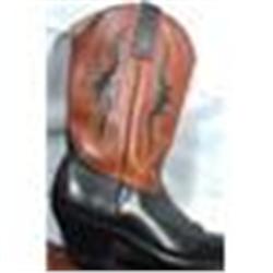 Lady's Frye Boots Cognac/black cut outs sz 6 #2049181