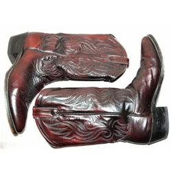 El Paso Boot Makers  Brown Cowboy boots 10D  #2049182