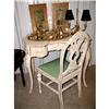 Image 1 : French Desk Vanity With Chair Painted C.1910-20#2058496