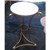 Image 1 : Neoclassic Bronze and Marble Side Table #2058513