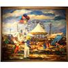 Image 1 : OIL PAINTING "CARNIVAL" SIGNED A. TORRES MS010 #2058762