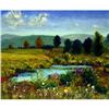 Image 1 : Anne Boysen, Pond at Herrick, Signed Canvas #2059094