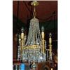 Image 1 : Fine 8 lights bronze and crystal chandelier #2059215