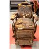 Image 1 : 1800S BARBER CHAIR VERY RARE EARLY ITEM WOOD BASE