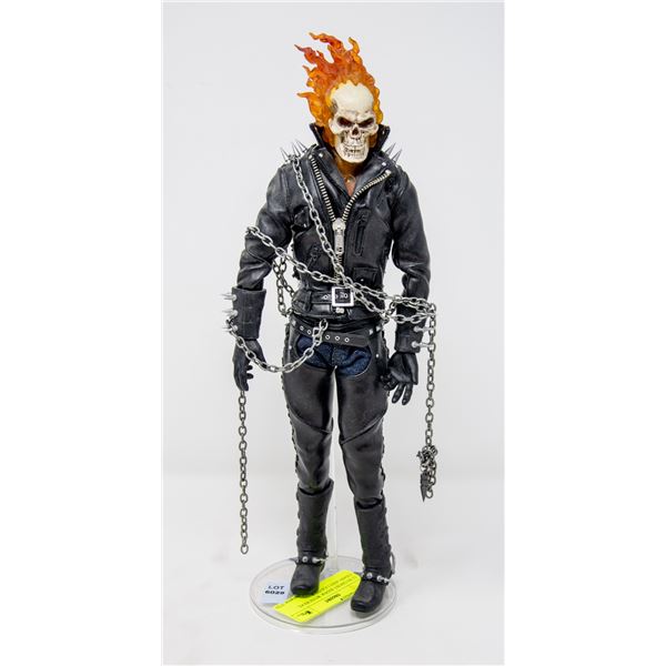 12 IN GHOST RIDER WITH REAL CHAIN AND LEATHER