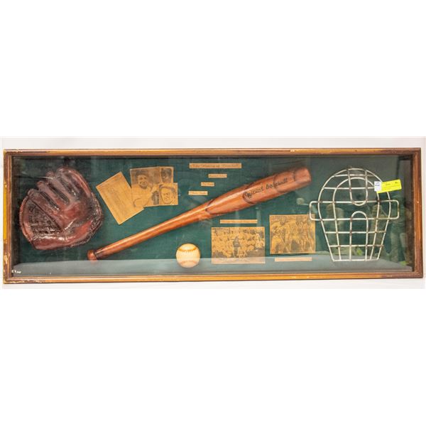 REPLICA BABE RUTH BASEBALL BAT DIORAMA LIFE SIZED