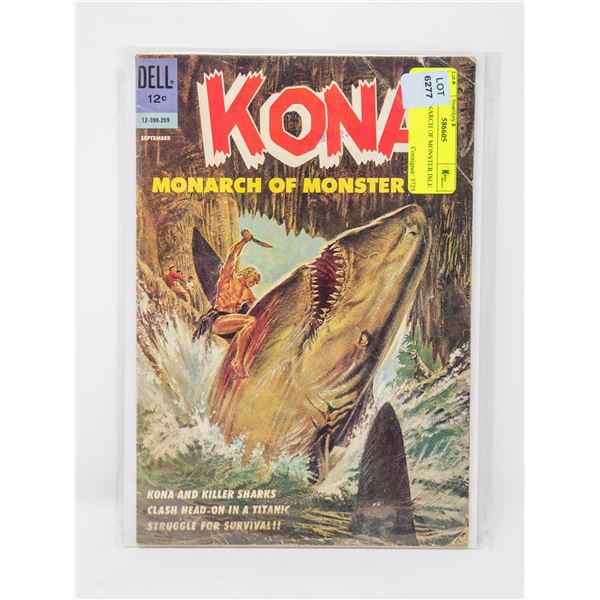 KONA MONARCH OF MONSTER ISLE COMIC 12C