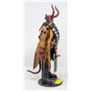 Image 2 : SIDE SHOW 12 IN HELL BOY FIGURE WITH HORNS LOOSE