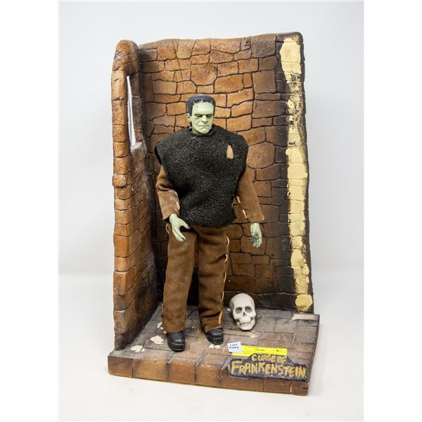 FRANKENSTEIN MONSTER WITH BACK DROP