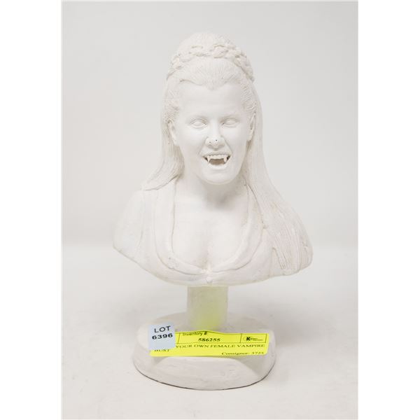 PAINT YOUR OWN FEMALE VAMPIRE BUST