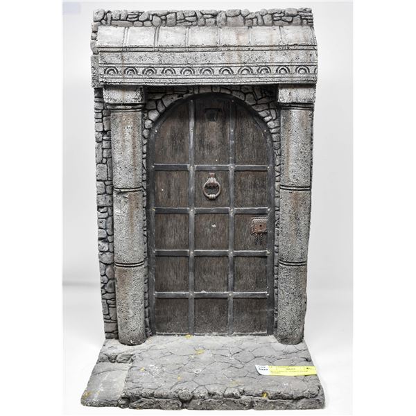 LARGE ORNATE TEMPLE DOOR DIORAMA