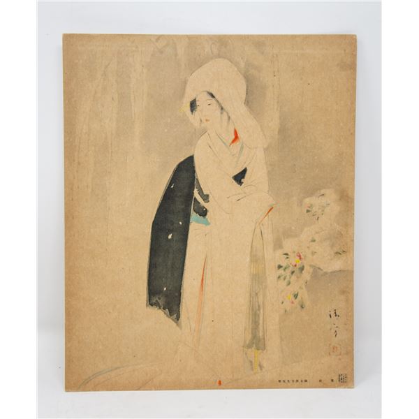 VINTAGE JAPANESE ART PRINT