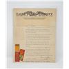 Image 1 : ANTIQUE EAGLE PENCIL COMPANY LETTER SIGNED