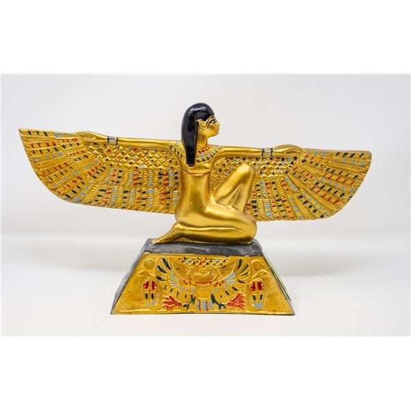 PAINTED EGYPTIAN STATUE RETAIL $170 MSRP