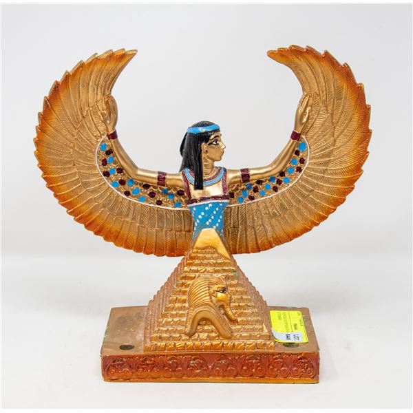 PAINTED EGYPTIAN STATUE RETAIL $170 MSRP