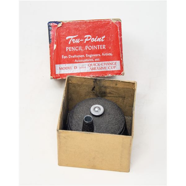 ANTIQUE DESKTOP PENCIL SHARPENER IN BOX