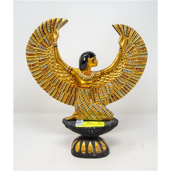 PAINTED EGYPTIAN STATUE RETAIL $170 MSRP