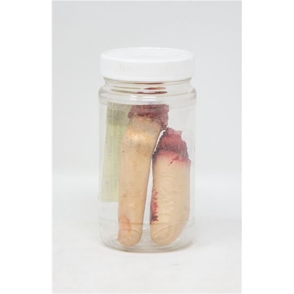 REPLICA HUMAN FINGERS IN JAR SET