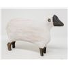 Image 1 : HAND CARVED WOODEN SHEEP STATUE