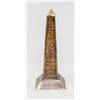 Image 1 : SMALL PAINTED OBELISK STATUE