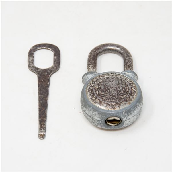 ANTIQUE PADLOCK WITH KEY