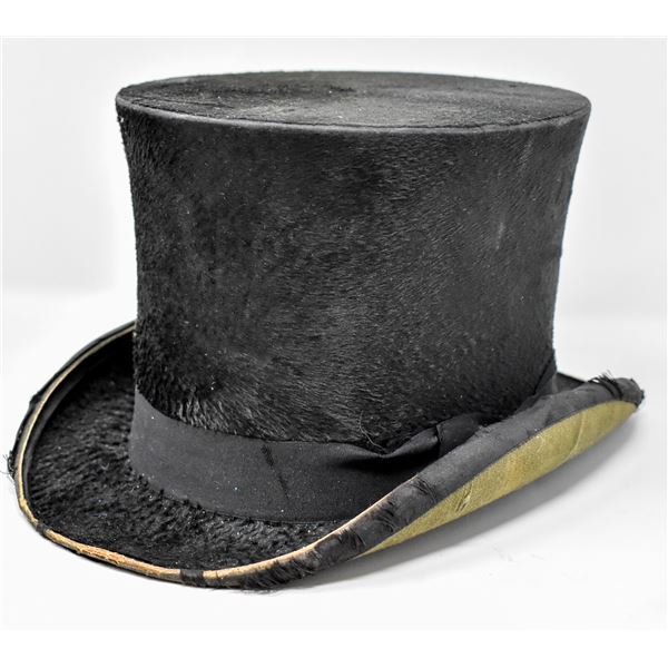 1880S MENS TOP HAT ORIGINAL WITH LINING